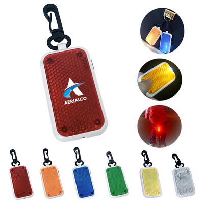 Rectangle LED Safety Reflector Flash Warning Light