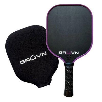 GRUVN Raw-16S Pickleball Paddle Size 15.7'' - Black/Purple