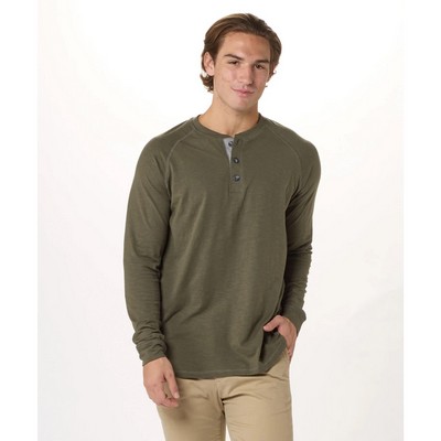 Boxercraft Men's Henley Long Sleeve