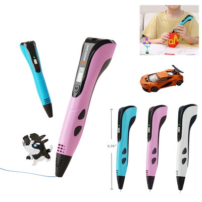 Children DIY 3D Printing Pen for Creative Learning