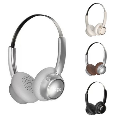 Retro Metal Headband Headphones