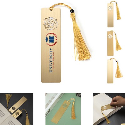 Metal Tassel Bookmark