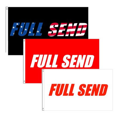 12"x18" Double Sided Flag w/ Grommets