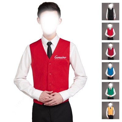Man Polyester Formal Vest