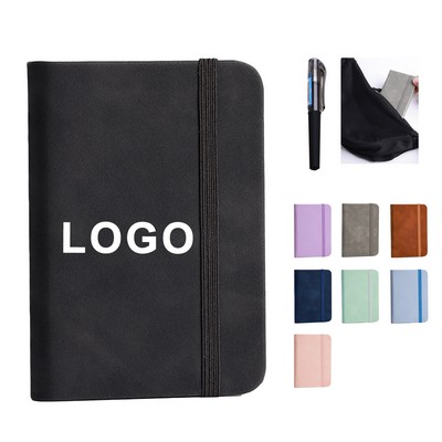 A7 Pocket Notebook Journal with Pens