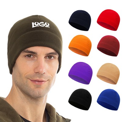 Winter Windproof Fleece Beanie Cap