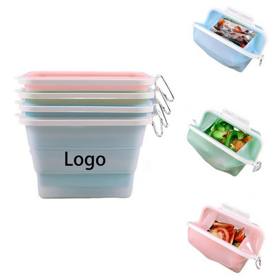 Silicone Foldable Lunch Box with Freshness Preservation