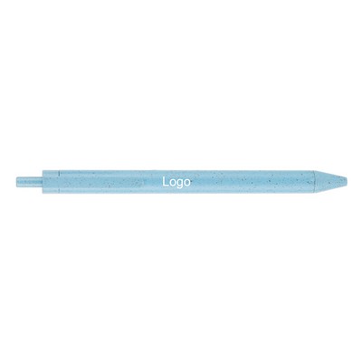 Degradable Wheat Straw Press Ballpoint Pen