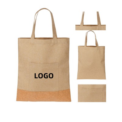 Carina Everyday Tote - Sustainable RPET with Cork Handles