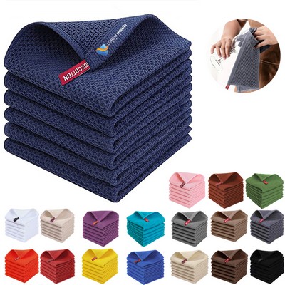 100% Cotton Waffle Kitchen Cleaning Towels