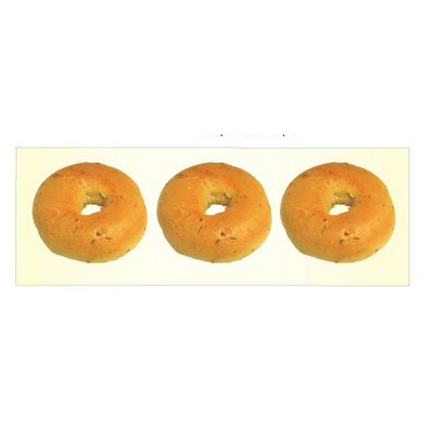 Bagel Panoramic Metal Photo Magnet