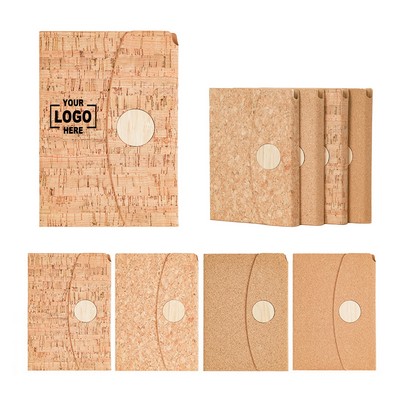 Eco-Friendly Cork Journal with Magnetic Closure