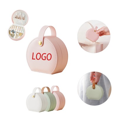 Portable Semi Circular Jewelry Storage Box
