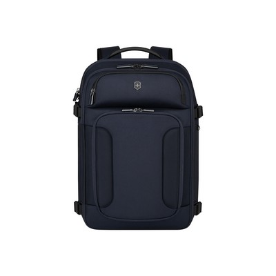 Werks Traveler 7.0, Boarding Bag, Backpack with 15.6'' Laptop and 11'' Tablet Compartment, Navy Blue