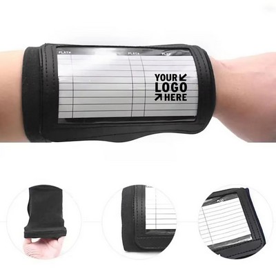 Football Playbook Wristband