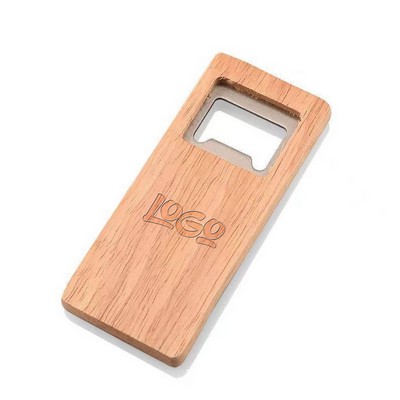 Portable Eco Friendly Wooden Bottle Opener