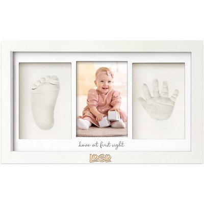 Baby Clay Handprint Footprint Keepsake Photo Frame Kit