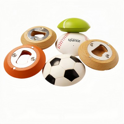 Wood Ball Shape Wine Bottle Opener