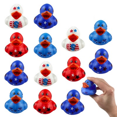 Patriotic Rubber Duck Toy