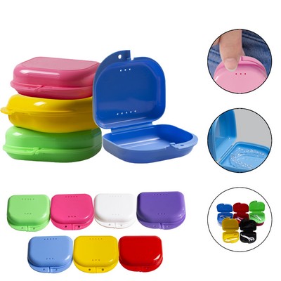 MOQ 10 Dental Retainer Case With Vent Holes