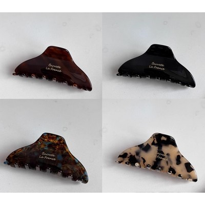 Retro Acetate Hair Claw Clips