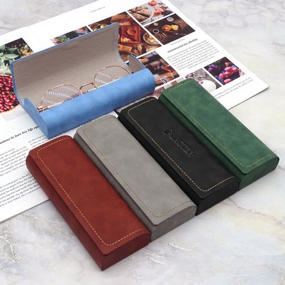 Vintage PU Leather Glasses Case