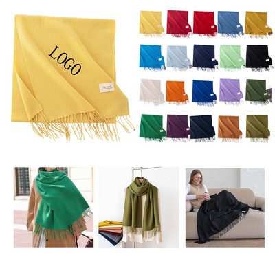 Elegant Imitation Cashmere Wrap