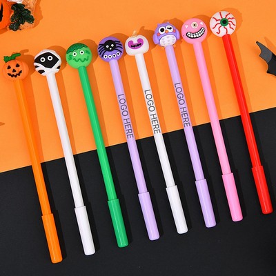 Halloween Cartoon Gel Pen W/ Cap