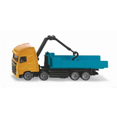 Volvo Roll-Off Tipper with Crane Die-Cast Model
