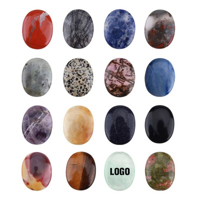 1.8" Oval Shape Worry Stone for Stress Relief