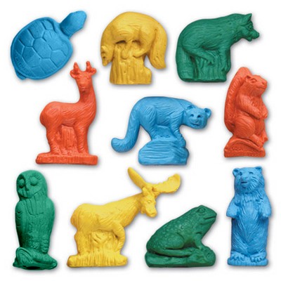 Pencil-Top Eraser Woodland Creatures Collection