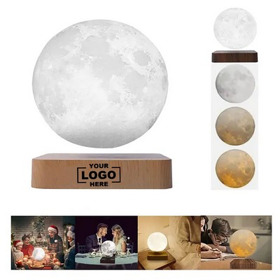 The moon magnetic levitation night light creative home decoration high-end.