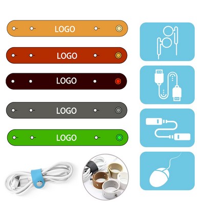 Leather Cable Organizer