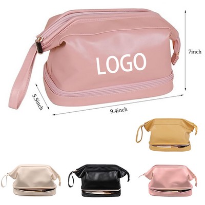 Dual Layer Makeup Bag