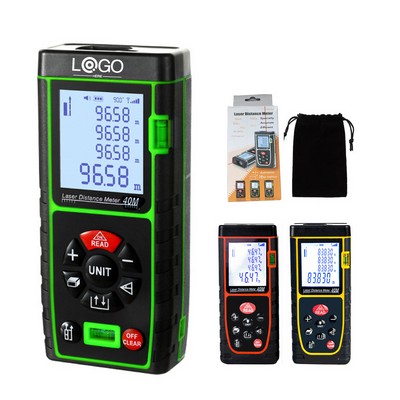 Handheld Laser Rangefinder Distance Meter 40M