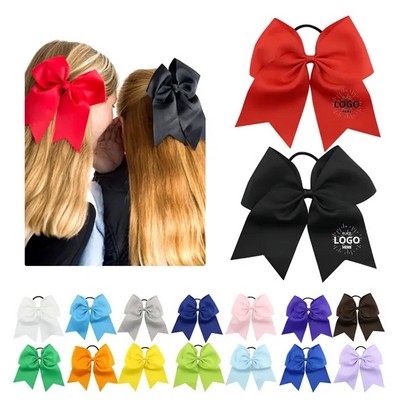 Jumbo Bow Clip with Tails(Ocean)