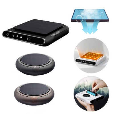 Solar-Powered Car Air Purifier With Display