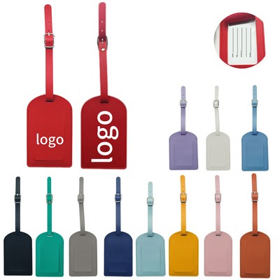PU Leather Luggage Tag