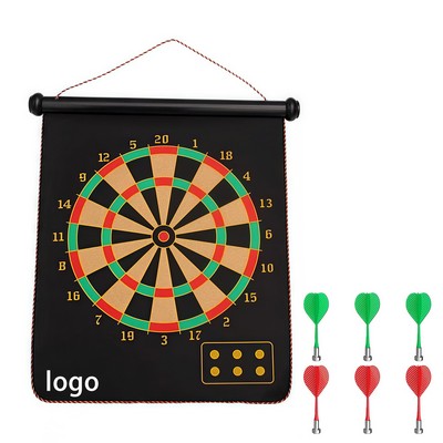 Custom Reversible Magnetic Dartboard Set