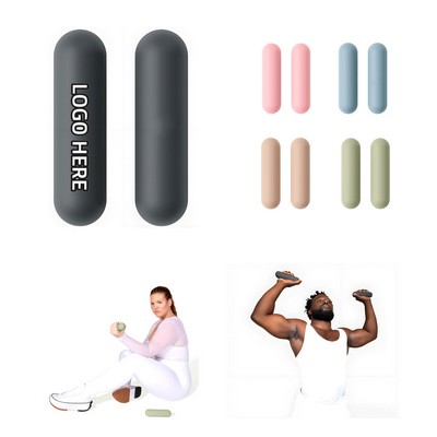 2.2Lbs Silicone Anti Slip Dumbbell Rod
