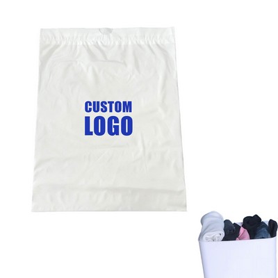 PE Hotel Drawstring Laundry Bag