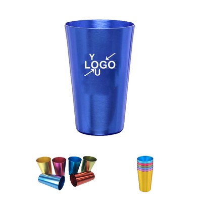 16 oz Colorful Aluminum Cups
