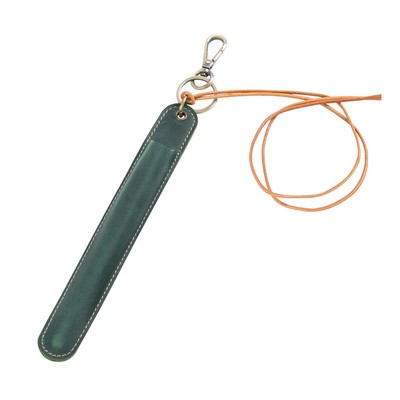 PU Leather Lanyard Necklace Case