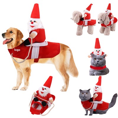 Hip-Hop Christmas Animal Outfit Set, Warm Breathable