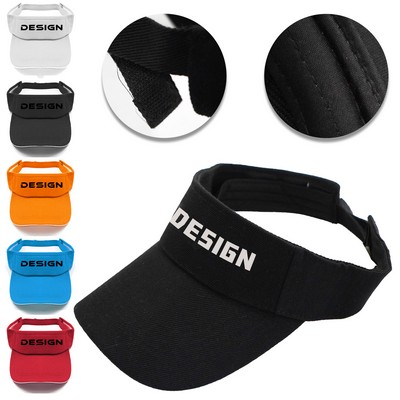Rush Service Cotton Golf Sun Visor