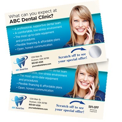 Supersized Mailer With Scratch Off (8.5" x 5.5")