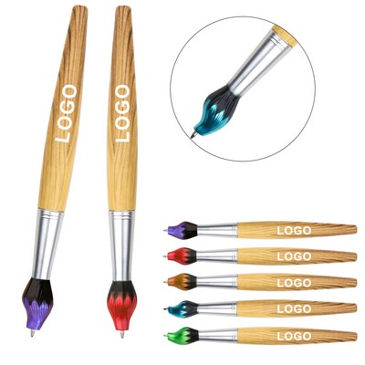 Ballpoint Pen In The Shape Of A Writing Brush