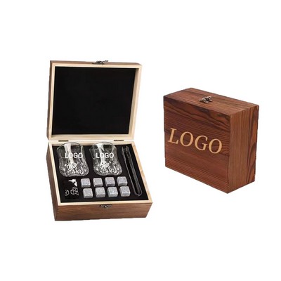 Whisky Stones and Glass Gift Set