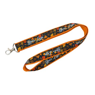 Double-Layer Sublimation Lanyard with Hook