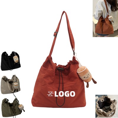 Adjustable Strap Canvas Tote Bag